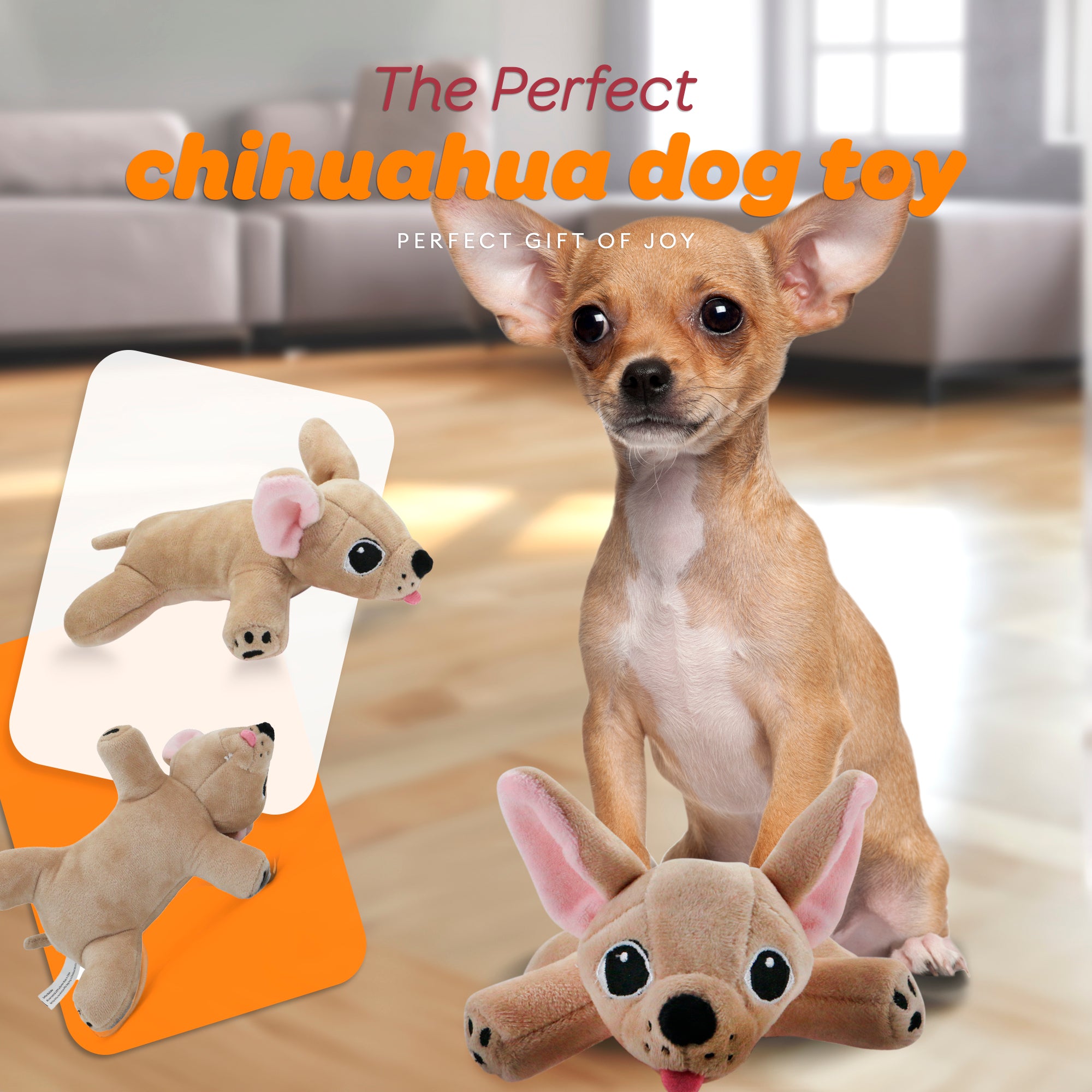 Poquito - Chihuahua Stuffed Animal Dog Toy