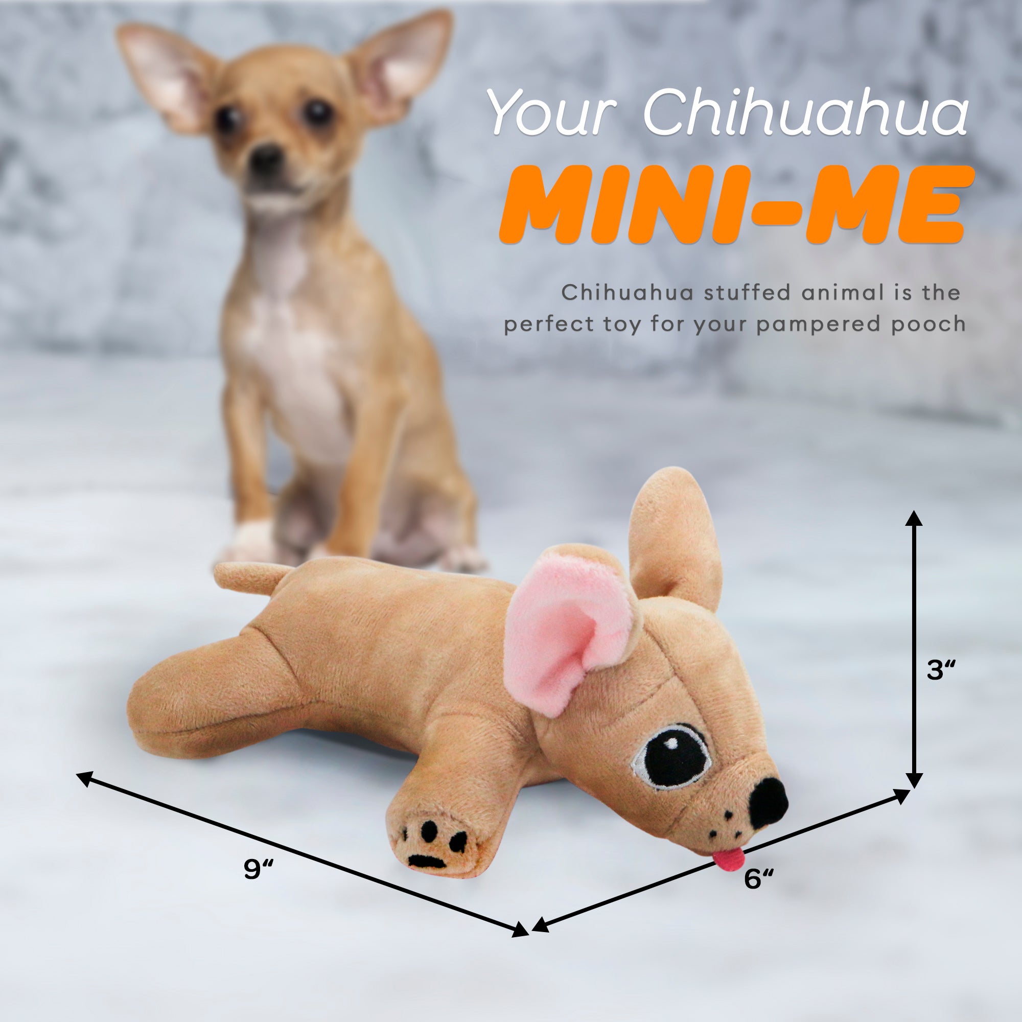 Poquito - Chihuahua Stuffed Animal Dog Toy